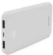 Портативний Power Bank ASONIC AS-P10 зовнішній акумулятор повербанк для смартфона 10000 mAh USB Білий, фото 5