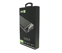 Портативний Power Bank KP KP-13 зовнішній акумулятор повербанк для смартфона 10000 mAh Чорний, фото 6