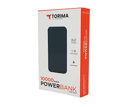 Портативний Power Bank Torima TRM-1012 зовнішній акумулятор повербанк для смартфона 10000 mAh Синій, фото 6