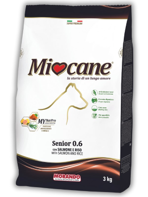 Сухий корм для літніх собак усіх порід Morando (Морандо) Mioсane Senior 0.6 з лососем та рисом 3 кг