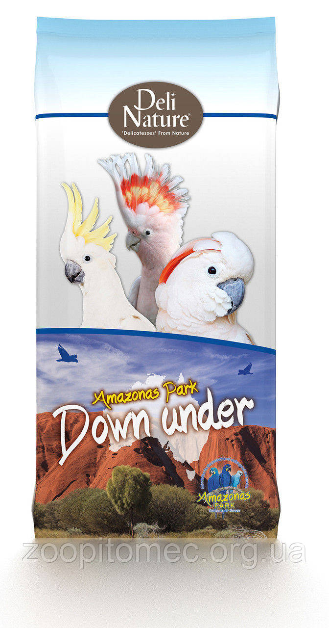 Корм для великих папуг DELI NATURE 21 AMAZONAS PARK DOWN UNDER 2 кг