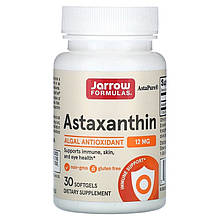 Астаксантин Jarrow Formulas "Astaxanthin" 12 мг (30 гелевих капсул)