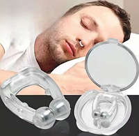 Магнітна кліпса Snore Free для боротьби з хропінням, розроблена для носа