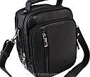 Чоловіча сумка зі штучної шкіри E30907 Чорна, фото 4