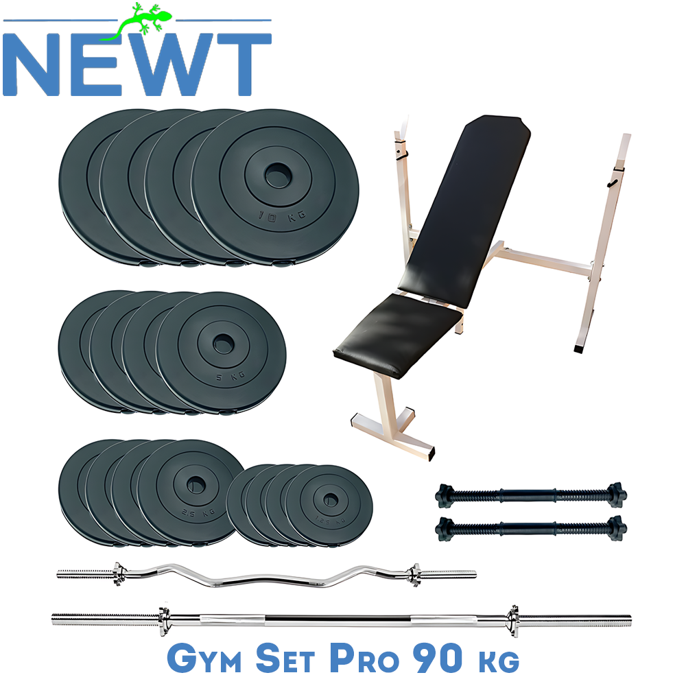 Набір штанга гантелі розбірні композитні лава для жиму Newt Gym Set Pro 90 kg