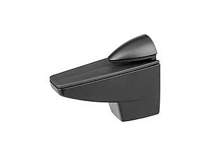 Кріплення для скляної полиці GIFF Сamelar L= 75 H=60 Чорний