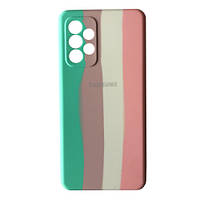 Rainbow Silicone Case для Samsung A72 (Candy)