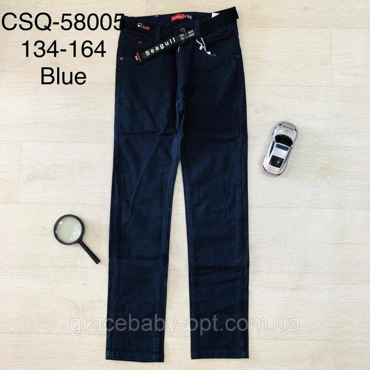 Штани для хлопчиків оптом, Seagull, 134-164 см, № CSQ-58005 blue