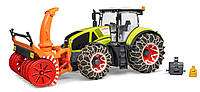 Игрушка Bruder Трактор Claas Axion 950 для уборки снега (03017)