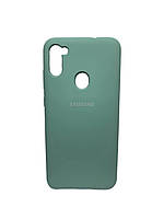 Silicone Case AAA для Samsung A11/M11 Turquoise