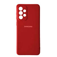 Silicone Case Full для Samsung A33 Red