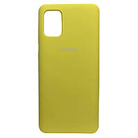 Silicone Case для Samsung A31 Yellow