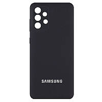 Silicone Cover Full Camera (AA) для Samsung A72 4G / A72 5G (Black)