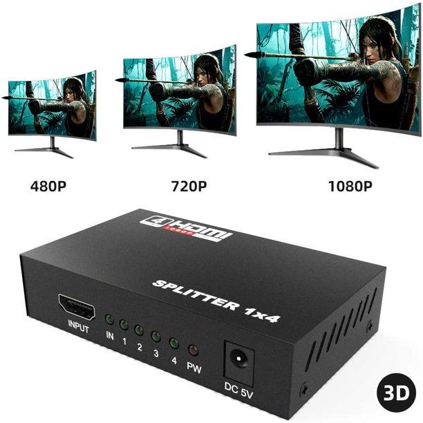 HDMI разделитель с 4 портами выхода: поддержка HDMI 1.4 и разрешение AmmuNation - фото 4 - id-p1982035267