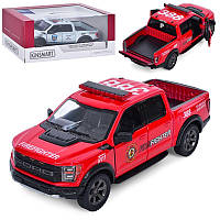 Металлическая машинка Kinsmart Ford F-150 Raptor 2022 KT5436WPR