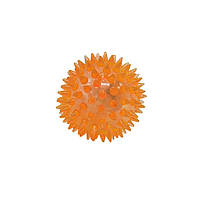 Мяч массажный MS 1137-1 6,5 см пищалка,световые эффекты AmmuNation