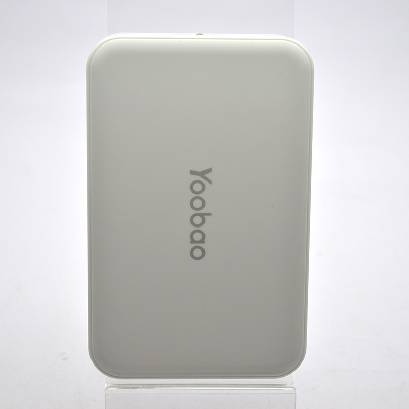 Зовнішній акумулятор PowerBank YooBao M5 10000mHa White, фото 1