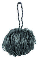 Мочалка для душа бантик Titania art.9107 Сірий