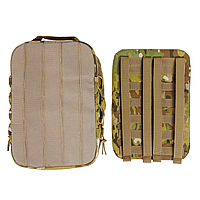 Тактический армейский штурмовой рюкзак быстросъемный ЗСУ Kiborg 10 л, Рюкзак для военных мультикам cordura