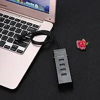 Dellta 303 - концентратор USB HUB 3.0 имеющий 4 порта в черном AmmuNation