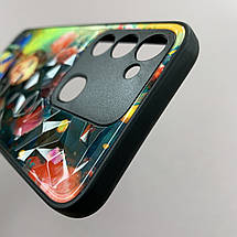 Чохол для Tecno Spark 8C (KG5k) Ladies дівчинка з півонії чохол на телефон техно спарк 8с чорний, фото 6