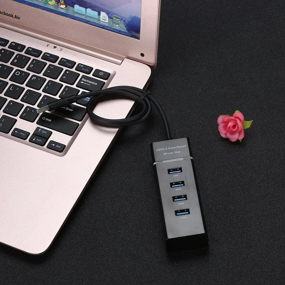 Dellta 303 USB HUB 3.0 черного цвета - концентратор на 4 AmmuNation - фото 4 - id-p1982061494