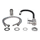 Набір Мийка Lidz 50x50 см PVD чорна нержавійка в комплекті із сушаркою, дозатором і змішувачем, кухонна раковина, фото 10