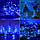 Світлодіодна гірлянда Нитка Роса на ялинку 200 LED від USB 20м синій, фото 4
