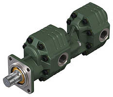 Насос шестерний тандем 73 л./хв. ISO (кріплення 4 болти)