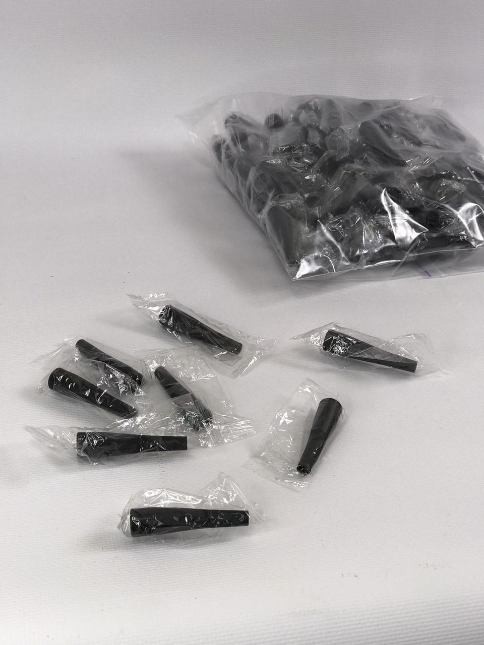 Одноразові мундштуки Soft Touch XXL - Чорні (100 штук в упаковці)