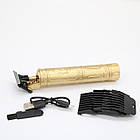 Акумуляторний тример для стрижки VINTAGE T9 / Бездротова машинка для стрижки волосся / Тример чоловічий, фото 8