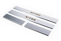 Накладки на пороги Dodge Nitro 2006-2011 на нижнюю часть 4шт Защитные накладки на пороги для автомобиля