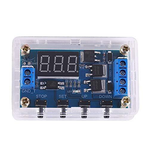 Циклічний таймер часу з транзисторами ZK-06  з акриловим корпусом, фото 1