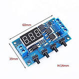 Циклічний таймер часу з транзисторами ZK-06  з акриловим корпусом, фото 5