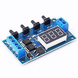 Циклічний таймер часу з транзисторами ZK-06  з акриловим корпусом, фото 6