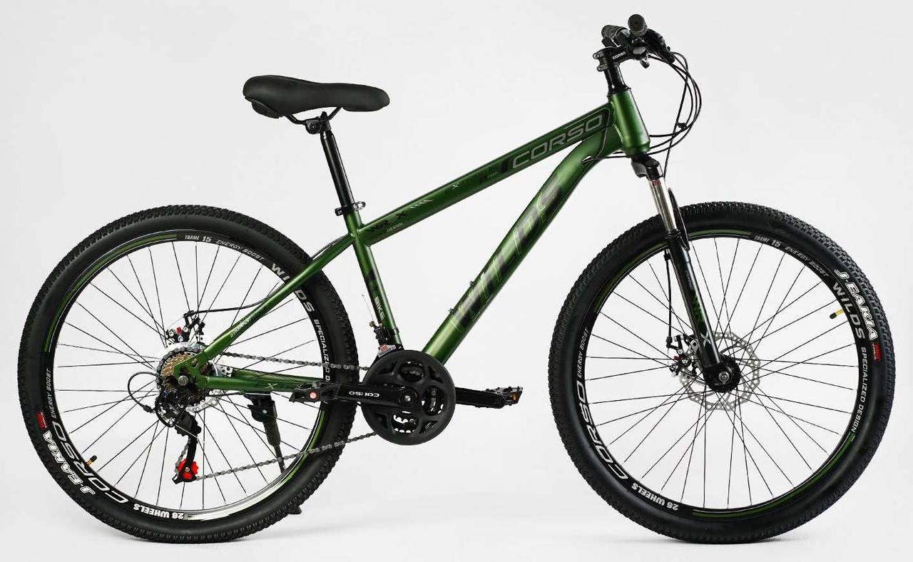 Велосипед гірський CORSO WILDS 26" WL-26401