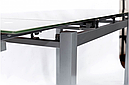 Стіл обідній розкладний метал/скло Венді сірий Мікс Меблі, фото 4