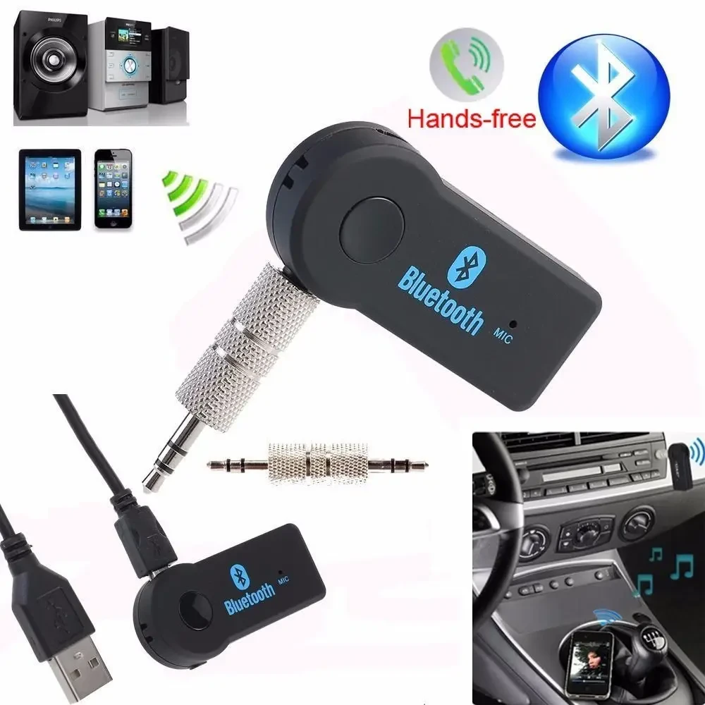 Аудио адаптер Bluetooth AUX 3.5 мм в автомобиль SmartTech ресивер для автомагнитолы AmmuNation - фото 1 - id-p1982083075
