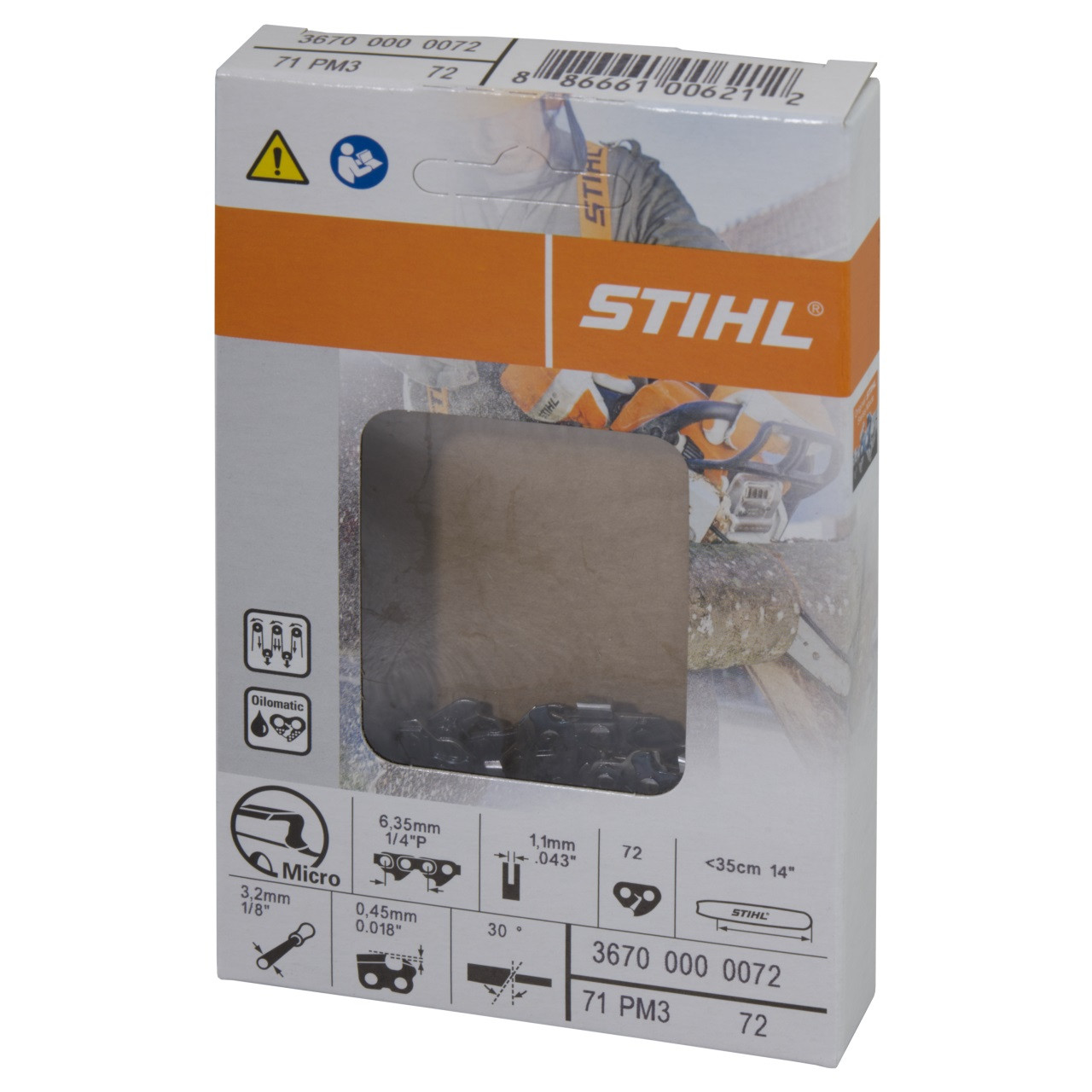Ланцюг STIHL 71 PM3, 72 ланки