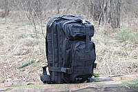 Тактический рюкзак Черный 35л Oxford 600D для ВСУ штурмовой AmmuNation