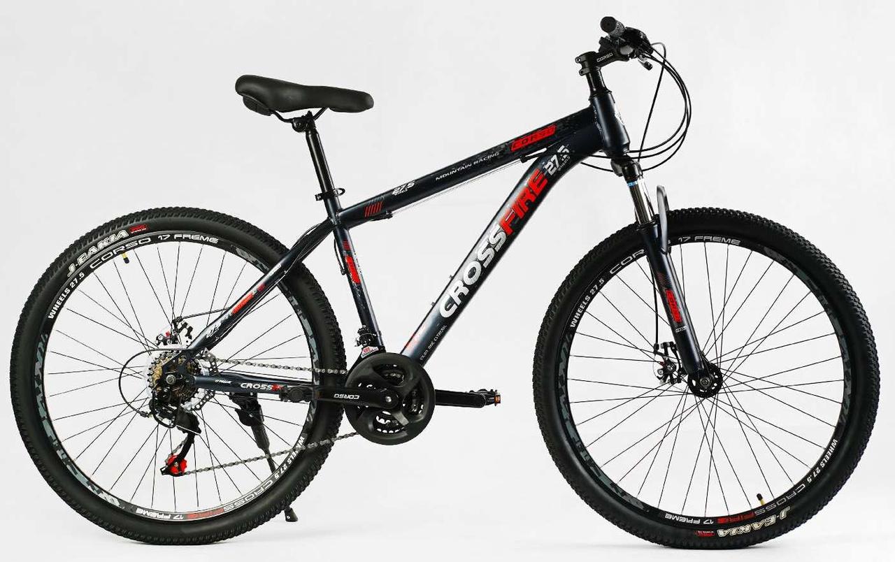 Велосипед гірський CORSO CROSSFIRE 27,5" CR-27962