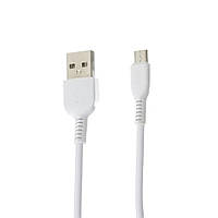 Кабель для зарядки USB Type C Hoco X20 2м, 3 А Белый, провод для зарядки телефона | шнур для зарядки «D-s»