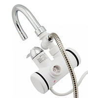 Проточный водонагреватель с душем Delimano 3000 Вт на кран (подключение со стены) (3215) «D-s»