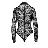 Боді сексуальне з леопардовим принтом S F287 Noir Handmade, фото 6