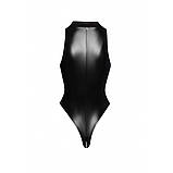 Боді S F294 Noir Handmade, зі змійкою, чорне, фото 5