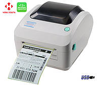 Термопринтер для друку етикеток Xprinter XP-470B (Гарантія 1 рік) Grey