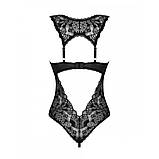Мереживне боді з інтимним вирізом XS/S Donna Dream Obsessive, фото 5