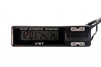 Часы с внутренним и наружным датчиком температуры VST-7065 (1235) «D-s»