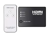 Устройство Dellta SY-301 для переключения трех HDMI-источников с пультом AmmuNation