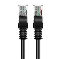 Патчкорд, витая пара для интернета (LAN кабель) RJ45 CAT5 1 метр Black (6429) «D-s»